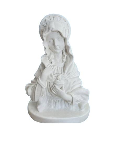 Busto Sagrado Coração de Maria Imagem Sagrado Coração