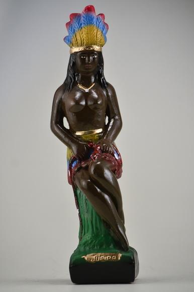Cabocla Jupira Imagem Cabocla Jupira Escultura Índia Sentada