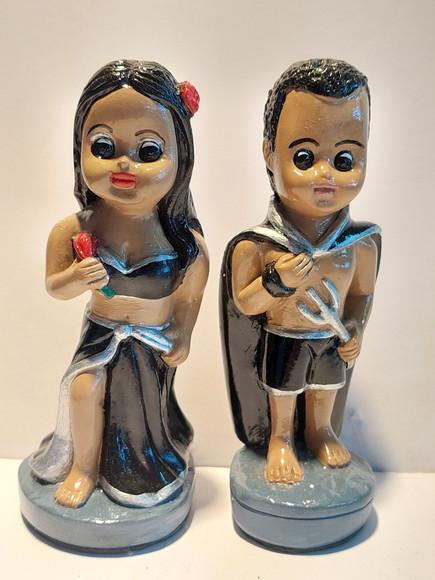 Casal Baby Imagem Exu Baby e Pomba Gira Baby
