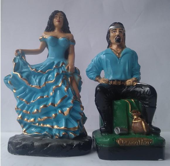 Casal Ciganos Imagem Cigana Yasmim e Cigano Pablo