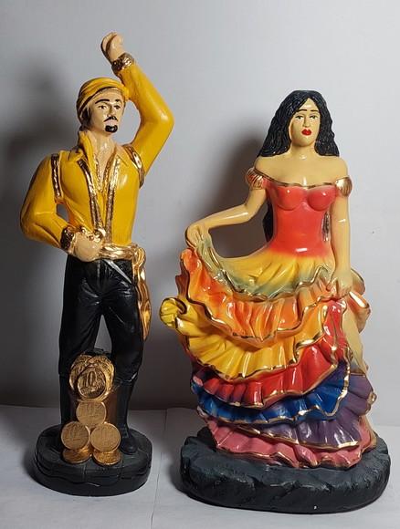 Casal Ciganos Imagem Cigana do Amor Cigano Vladimir do Ouro