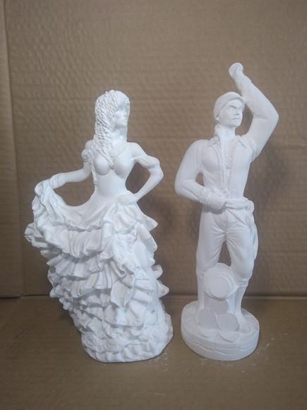 Casal de Cigano do Ouro Imagem Cigana do Ouro 7 Saias Amor