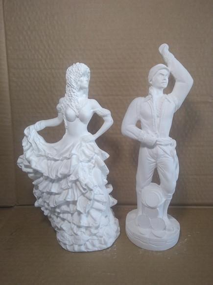 Casal de Cigano do Ouro Imagem Cigana do Ouro 7 Saias Amor