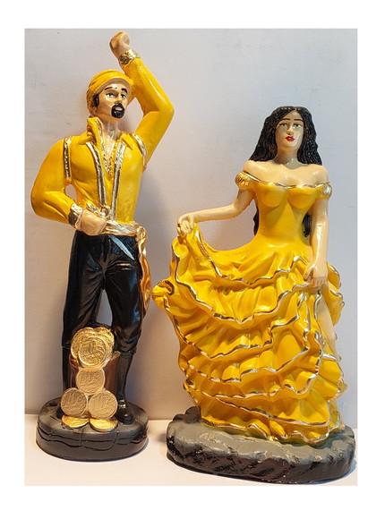 Casal de Ciganos Cigano do Ouro e Cigano Milionário do Ouro