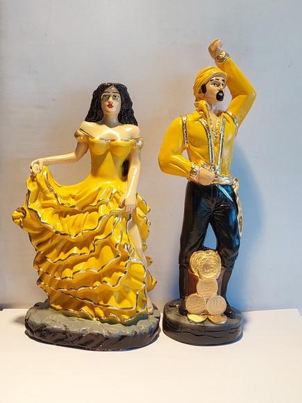 Casal de Ciganos Cigano do Ouro e Cigano Milionário do Ouro