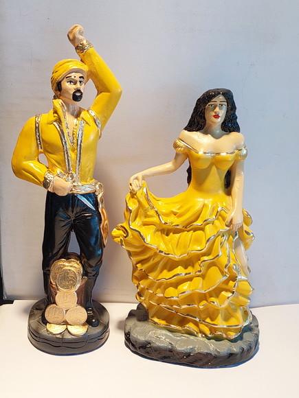 Casal de Ciganos Cigano do Ouro e Cigano Milionário do Ouro