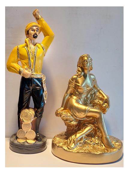 Casal de Ciganos do Ouro Cigano Milionário e Cigana do Ouro