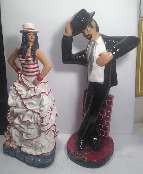 Casal de Malandros Imagem Maria Malandra e Zé Malandro Morro