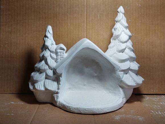 Casinha de Papai Noel Casinha Presépio para Sagrada Familia