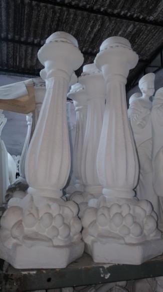 Castiçal Barroco Imagem Castiçal Barroco Escultura Gesso Cru