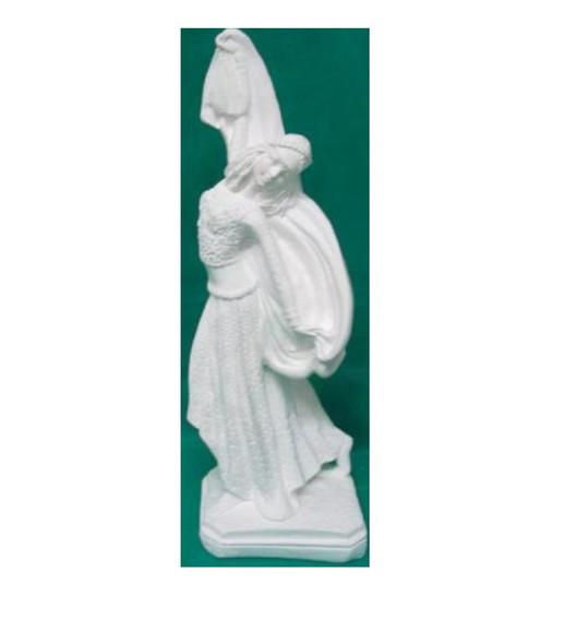 Cigana do Leque Imagem Rainha das Ciganas com Véu Esmeralda