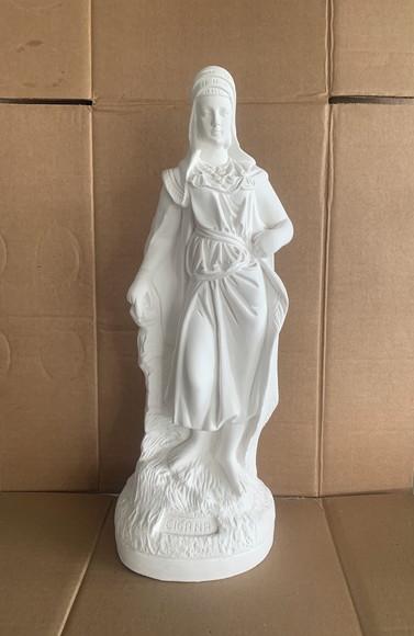 Cigana sem Nome para Batismo Imagem em Gesso Cru