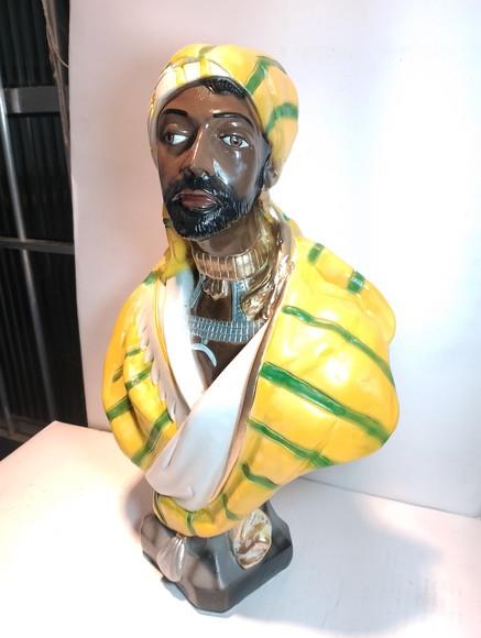 Cigano Árabe Imagem Cigano Arabe do Ouro Escultura Busto