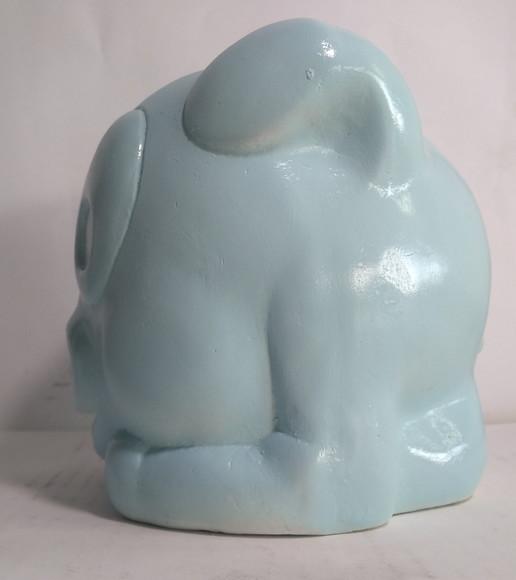 Cofre para Guardar Moedas Porquinho Escultura Gesso Cofre