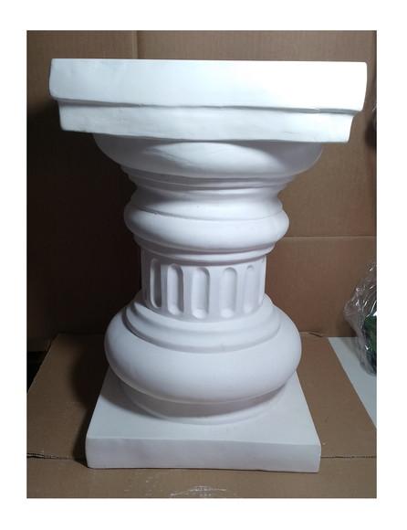 Coluna Grande 40cm Escultura Pedestal Colocar Peças Grandes