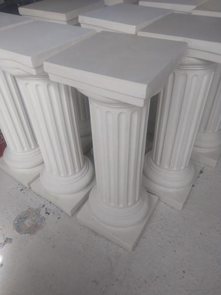 Coluna Grande 40cm Escultura Pedestal Colocar Peças Grandes