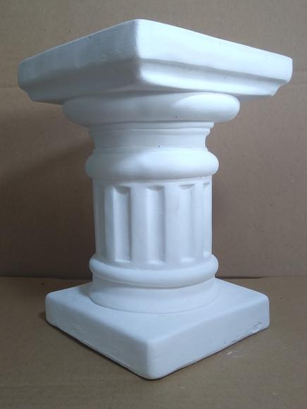 Coluna Romana Escultura Coluna Pilar Reforçada em Gesso
