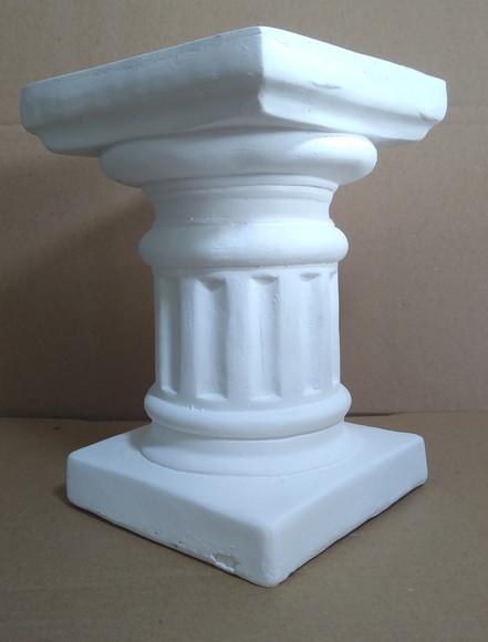 Coluna Romana Escultura Coluna Pilar Reforçada em Gesso