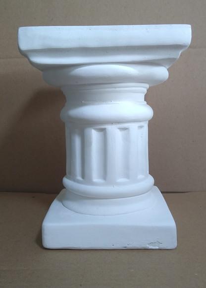 Coluna Romana Escultura Coluna Pilar Reforçada em Gesso