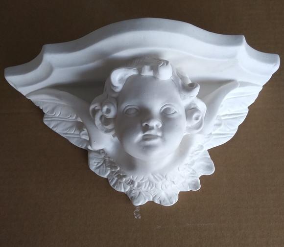 Console com Anjo Imagem p/ Colocar na Parede Gesso