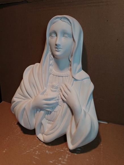 Coração de Maria Imagem Placa de Parede Sagrado Coração