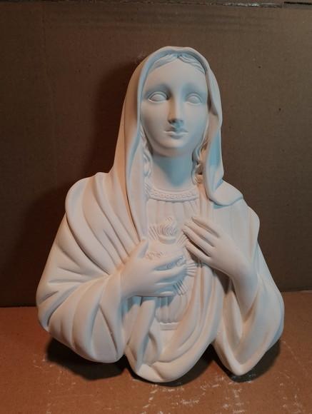 Coração de Maria Imagem Placa de Parede Sagrado Coração