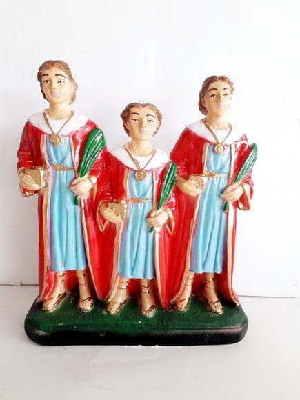 Cosme Damião e Doum Imagem Cosme e Damiao com Doum 20cm