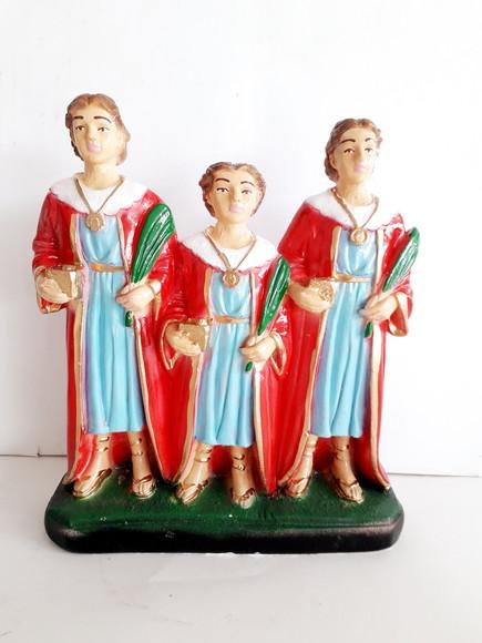 Cosme Damião e Doum Imagem Cosme e Damiao com Doum 20cm