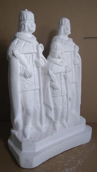 Cosme Damião e Doum Imagem São Cosme Damião Doum Gesso Cru