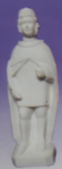 Cosme Individual ou Damião Sozinho em Gesso Cru 40cm