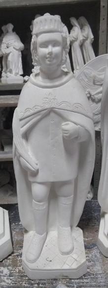 Cosme Individual ou Damião Sozinho em Gesso Cru 40cm