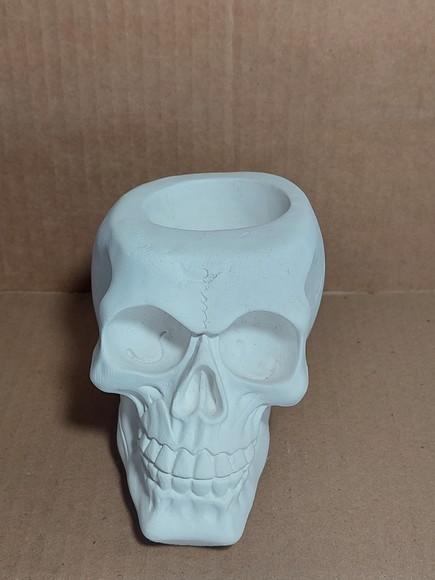 Cranio Caveira com Porta Vela 7 Dias Imagem Cranio