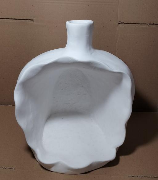 Cumbuca Escultura Cumbuca em Gesso Cru