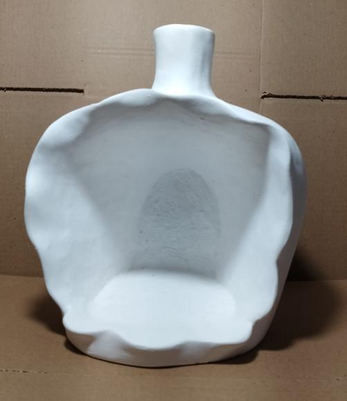 Cumbuca Escultura Cumbuca em Gesso Cru