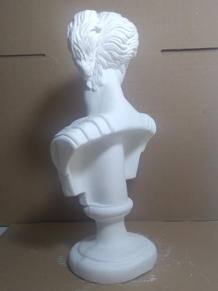 Deusa Ártemis Imagem Busto Ártemis em Gesso Cru