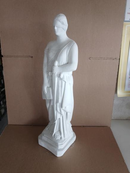 Deusa da Justiça Imagem Themis Deusa em Gesso Cru 2 Modelos