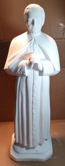 Dom Bosco Imagem Santo Dom São Bosco Escultura c/ 63cm Gesso