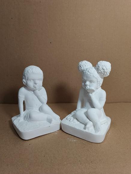 Ere Menina e Menino Imagem Criança Africanas Casal Eres