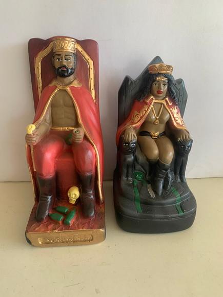 Esculta Pomba Gira Rainha no Trono + Exu Rei no Trono Casal