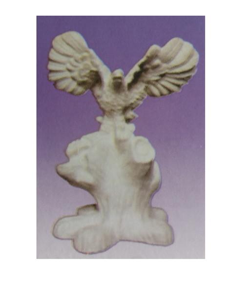 Escultura Águia com Filhote Imagem em Gesso Cru para Pintar