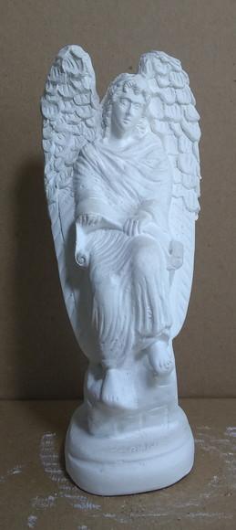 Escultura Anjo Isadkiel Imagem em Gesso Cru para Pintar