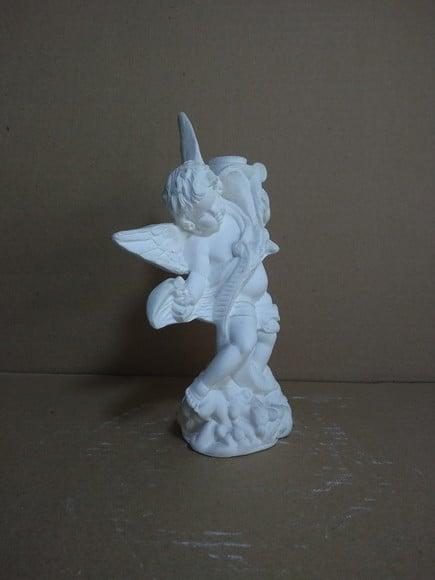 Escultura Anjo Itália Imagem em Gesso Cru para Pintar