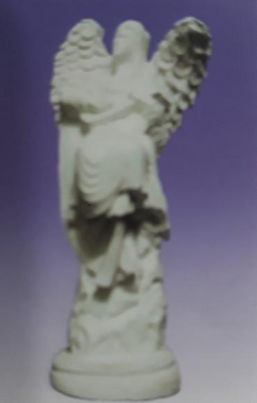 Escultura Anjo Isaphkiel Escultura em Gesso Cru para Pintar