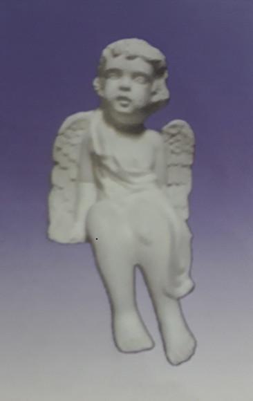 Escultura Anjo Príncipe Imagem em Gesso Cru para Pintar