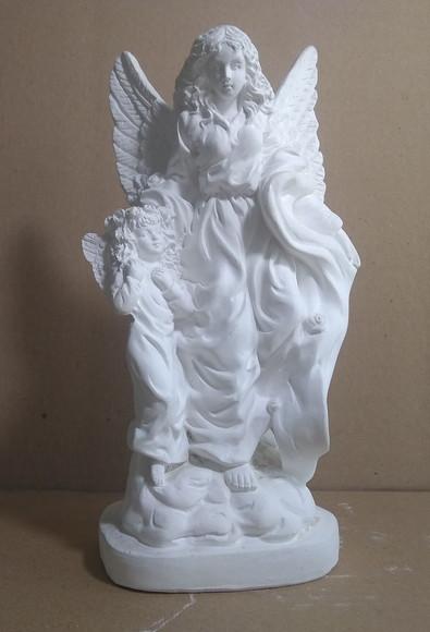 Escultura Anjo Rosinha Imagem em Gesso Cru para Pintar