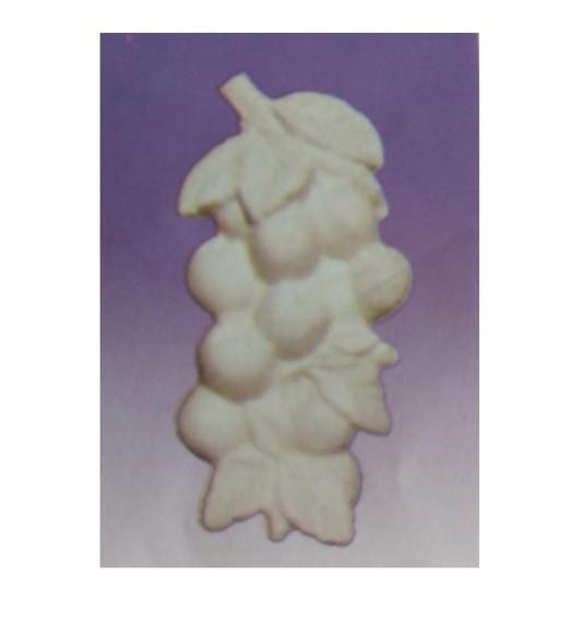 Escultura Aplique de Cereja de Parede para Pintar em Gesso