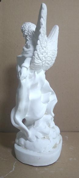 Escultura Anjo Rosinha Imagem em Gesso Cru para Pintar