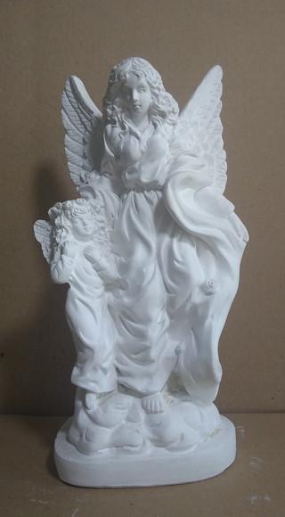 Escultura Anjo Rosinha Imagem em Gesso Cru para Pintar