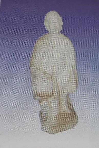 Escultura Baiano Laçador Imagem em Gesso Cru para Pintar