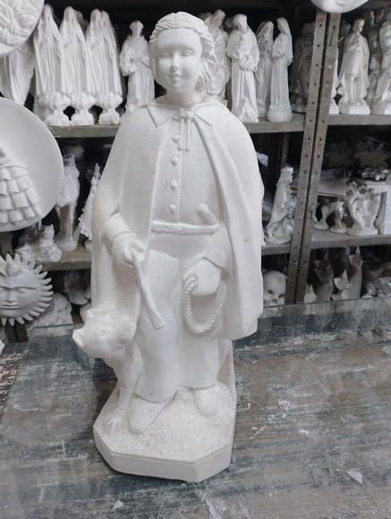 Escultura Baiano Laçador Imagem em Gesso Cru para Pintar